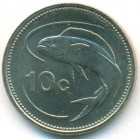 Мальта, 10 центов 1991 год (UNC)