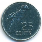 Сейшельские острова, 25 центов 1997 год (UNC)