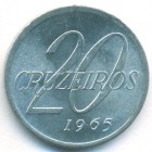 Бразилия, 20 крузейро 1965 год (UNC)