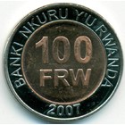 Руанда, 100 франков 2007 год (UNC)