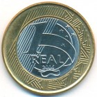 Бразилия, 1 реал 2006 год (UNC)