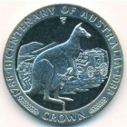 Остров Мэн, 1 крона 1988 год (UNC)