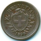 Швейцария, 1 раппен 1899 год