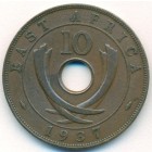 Британская Восточная Африка, 10 центов 1937 год