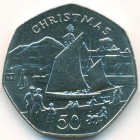 Остров Мэн, 50 пенсов 1981 год (UNC)