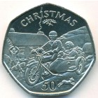 Остров Мэн, 50 пенсов 1988 год (UNC)