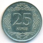 Турция, 25 курушей 2018 год (AU)