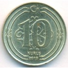 Турция, 10 курушей 2019 год (UNC)