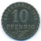 Хаттинген, 10 пфеннигов 1918 год (нотгельд)