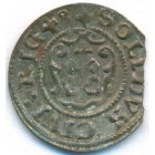 Рига, шведская оккупация, солид, 1648 год