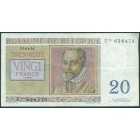 Бельгия, 20 франков 1956 год