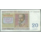 Бельгия, 20 франков 1956 год
