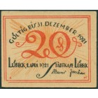 Германия, 20 пфеннигов 1921 год НОТГЕЛЬД