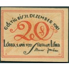 Германия, 20 пфеннигов 1921 год НОТГЕЛЬД