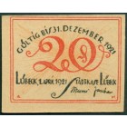 Германия, 20 пфеннигов 1921 год НОТГЕЛЬД