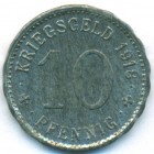 Хаген, 10 пфеннигов 1918 год (нотгельд)