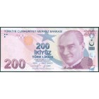 Турция, 200 лир 2009 год (UNC)