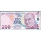 Турция, 200 лир 2009 год (UNC)