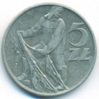 Польша, 5 злотых 1958 год