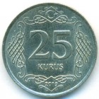 Турция, 25 курушей 2019 год (AU)