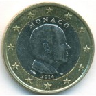 Монако, 1 евро 2014 год (AU)