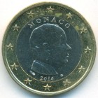 Монако, 1 евро 2014 год (AU)