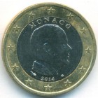 Монако, 1 евро 2014 год (AU)