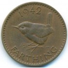 Великобритания, 1 фартинг 1942 год
