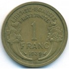 Франция, 1 франк 1939 год