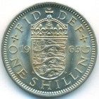 Великобритания, 1 шиллинг 1965 год (UNC)