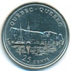 Канада, 25 центов 1992 год (UNC)