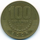 Коста-Рика, 100 колонов 2007 год (UNC)