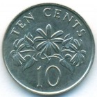 Сингапур, 10 центов 1993 год (UNC)