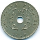 Южная Родезия, 1 пенни 1940 год (UNC)