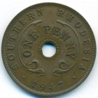 Южная Родезия, 1 пенни 1947 год (AU)