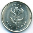 Родезия, 5 центов 1976 год (UNC)