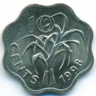 Свазиленд, 10 центов 1998 год (UNC)