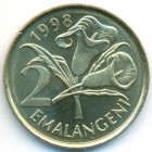 Свазиленд, 2 эмалангени 1998 год (UNC)