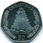 Гибралтар, 50 пенсов 2016 год (UNC)