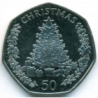 Гибралтар, 50 пенсов 2016 год (UNC)