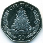 Гибралтар, 50 пенсов 2016 год (UNC)