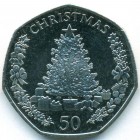 Гибралтар, 50 пенсов 2016 год (UNC)