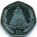 Гибралтар, 50 пенсов 2016 год (UNC)