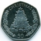 Гибралтар, 50 пенсов 2016 год (UNC)