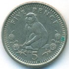 Гибралтар, 5 пенсов 1991 год