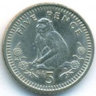 Гибралтар, 5 пенсов 1995 год (AU)