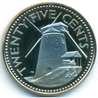 Барбадос, 25 центов 1978 год (PROOF)