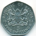 Кения, 5 шиллингов 1994 год (UNC)