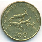 Танзания, 100 шиллингов 1994 год (UNC)
