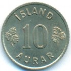 Исландия, 10 эйре 1967 год (UNC)